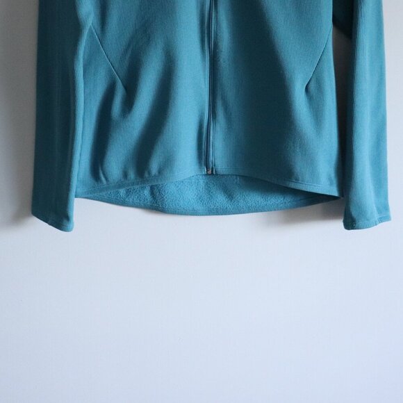 MEC Women's Sz Lrg Blue Full Zip Cycling Active Fleece Ribbed Stretch Jacket - Picture 12 of 15